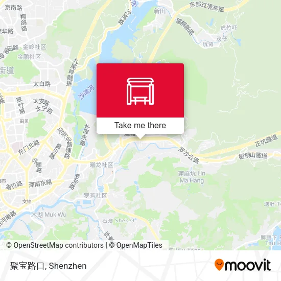 聚宝路口 map