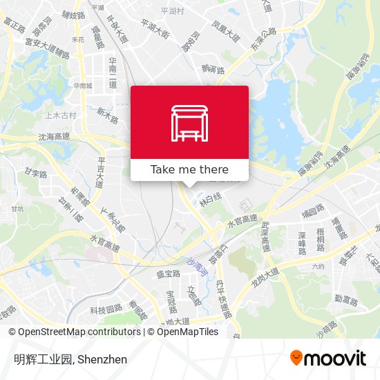 明辉工业园 map