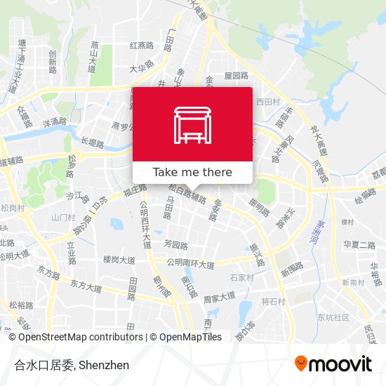 合水口居委 map
