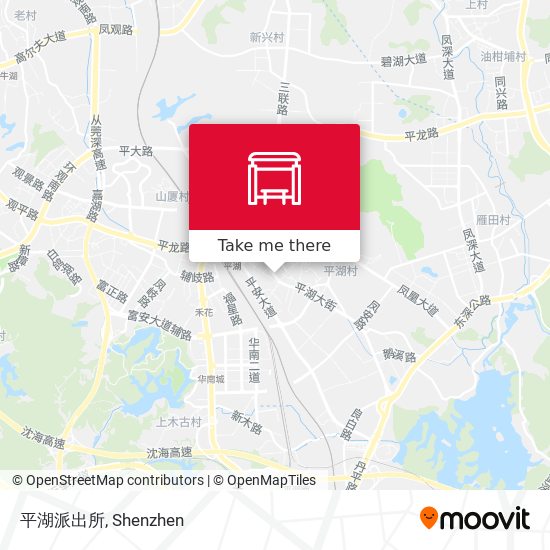 平湖派出所 map