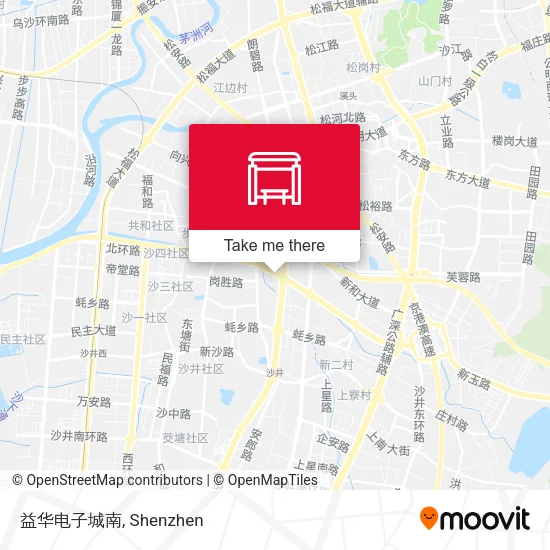 益华电子城南 map
