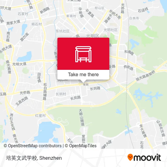 培英文武学校 map