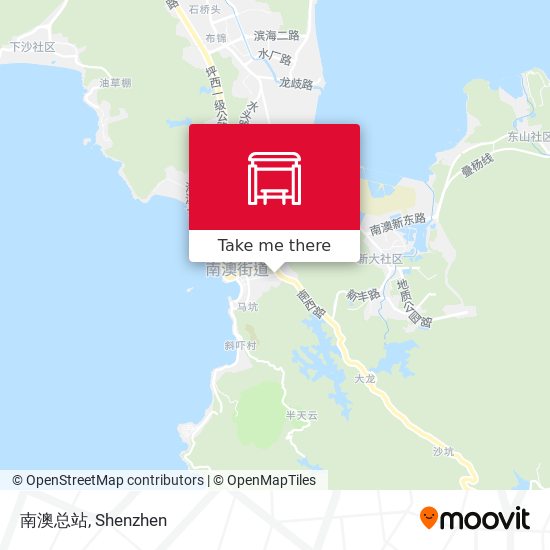 南澳总站 map