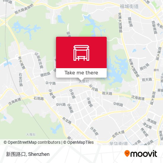 新围路口 map
