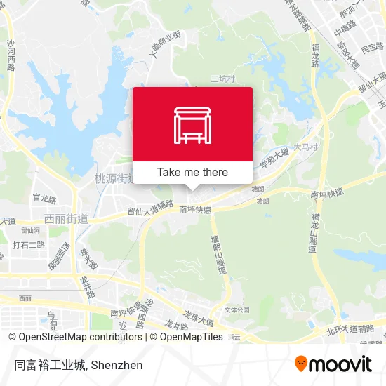同富裕工业城 map