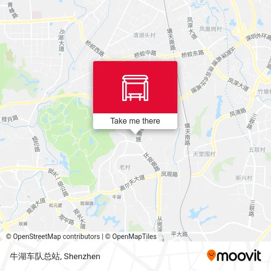 牛湖车队总站 map