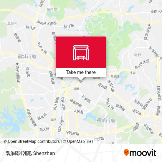观澜影剧院 map