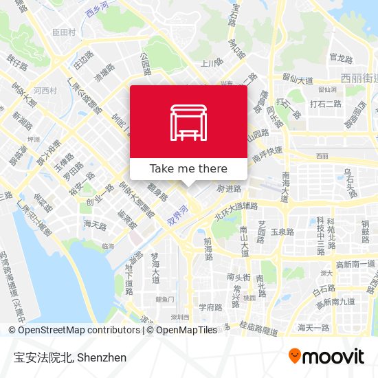 宝安法院北 map