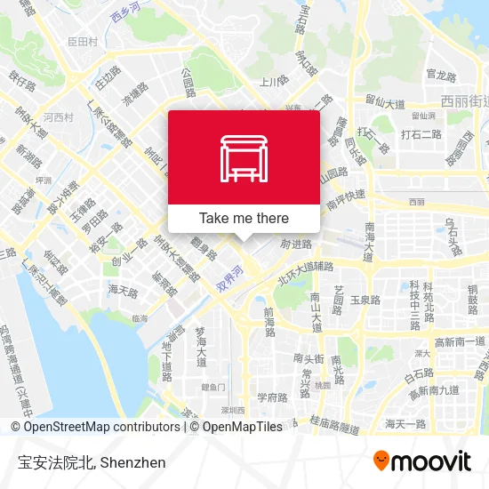 宝安法院北 map