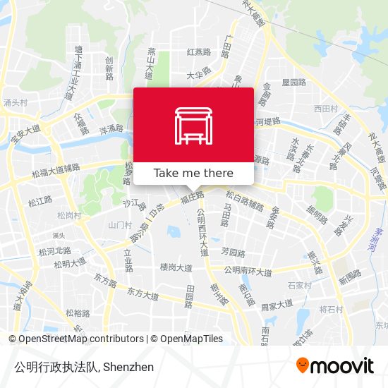 公明行政执法队 map