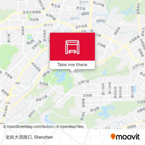 龙岗大浪路口 map