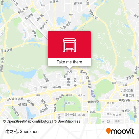 建龙苑 map