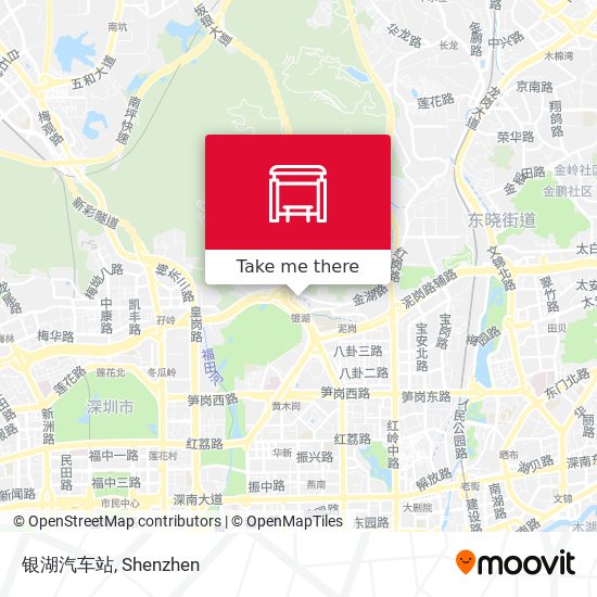 银湖汽车站 map