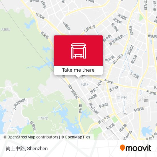简上中路 map