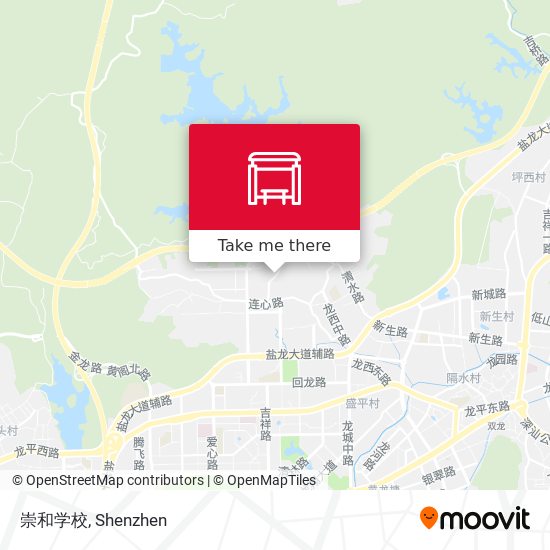 崇和学校 map