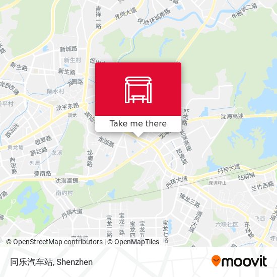 同乐汽车站 map
