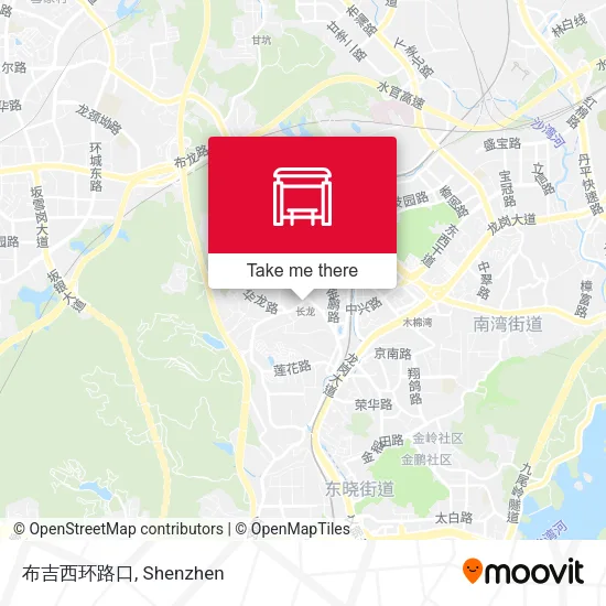布吉西环路口 map