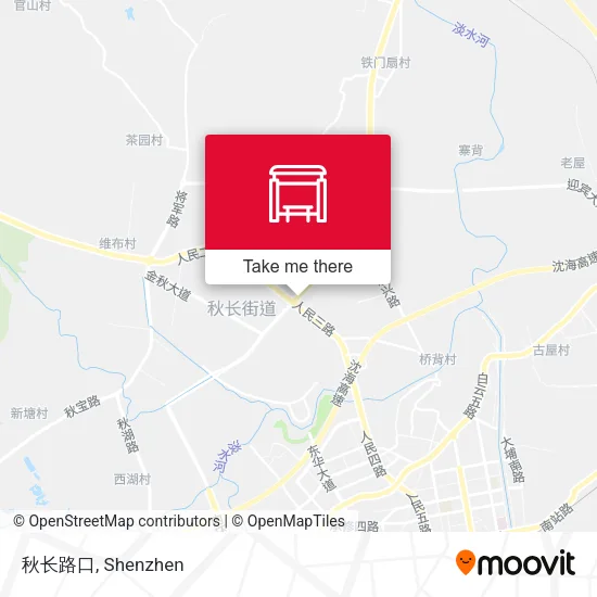 秋长路口 map