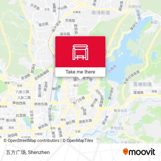 五方广场 map