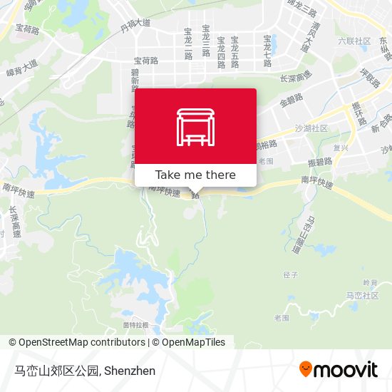 马峦山郊区公园 map