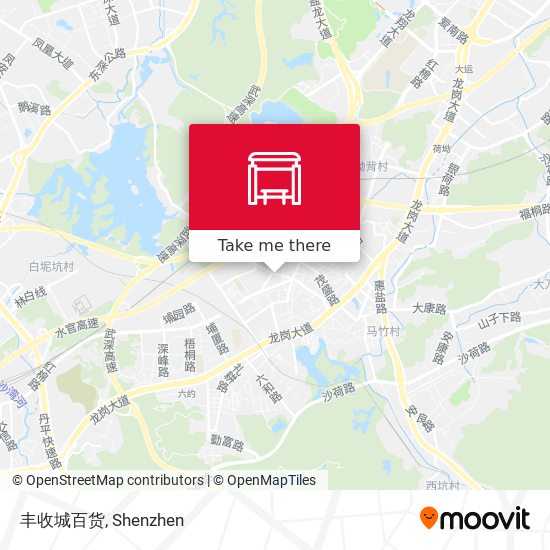 丰收城百货 map