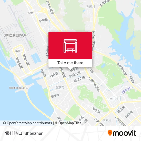 索佳路口 map