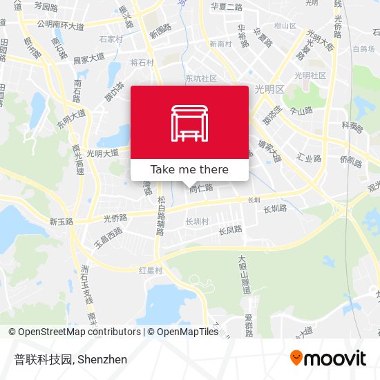 普联科技园 map