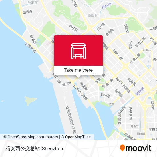 裕安西公交总站 map