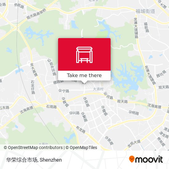 华荣综合市场 map