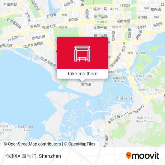 保税区四号门 map