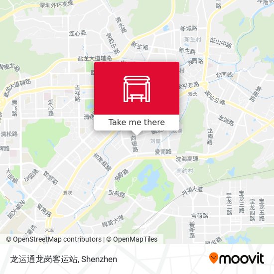 龙运通龙岗客运站 map