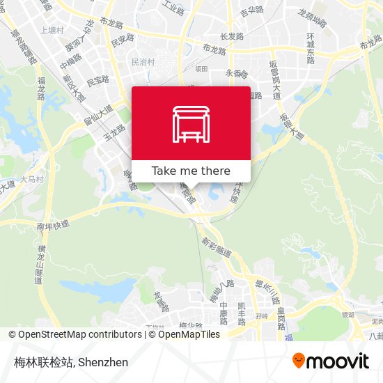 梅林联检站 map