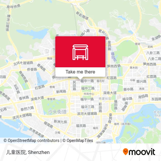 儿童医院 map
