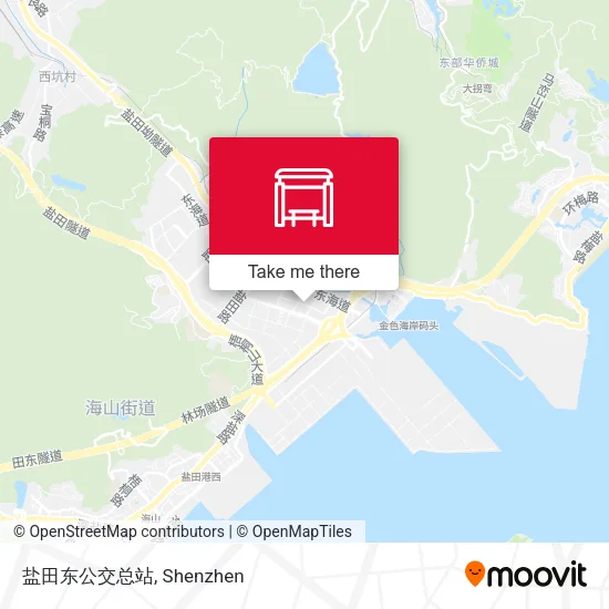 盐田东公交总站 map
