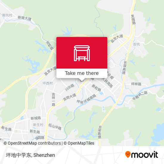 坪地中学东 map