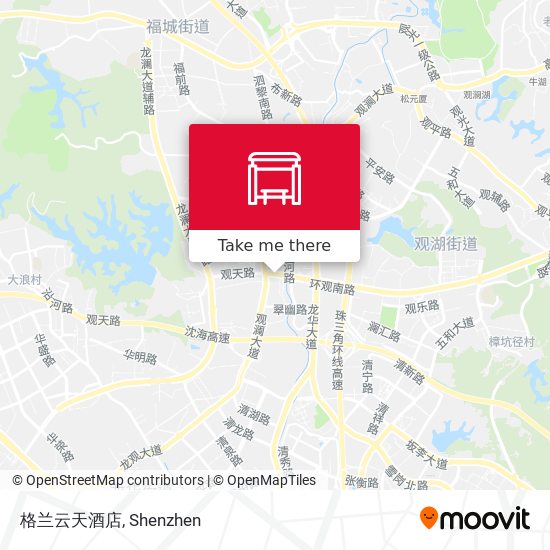 格兰云天酒店 map