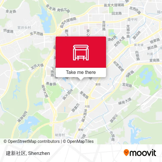 建新社区 map