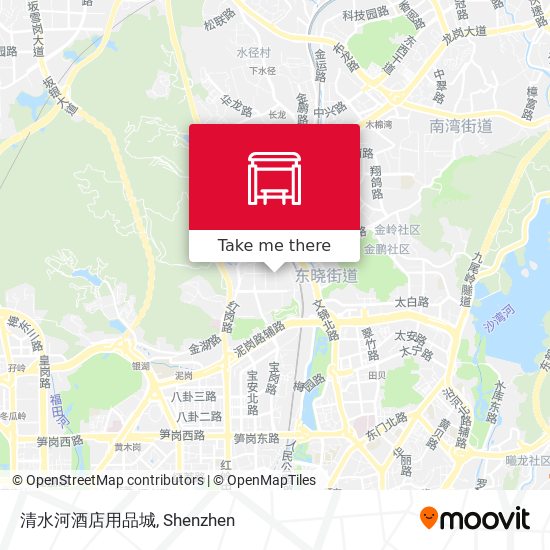 清水河酒店用品城 map