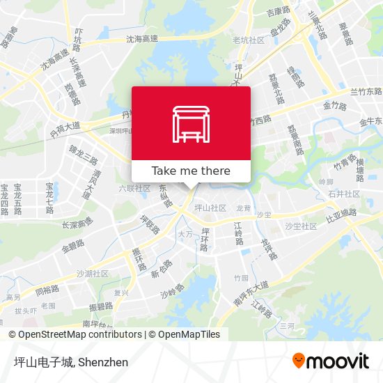 坪山电子城 map