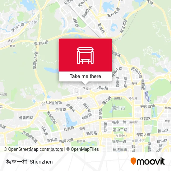 梅林一村 map
