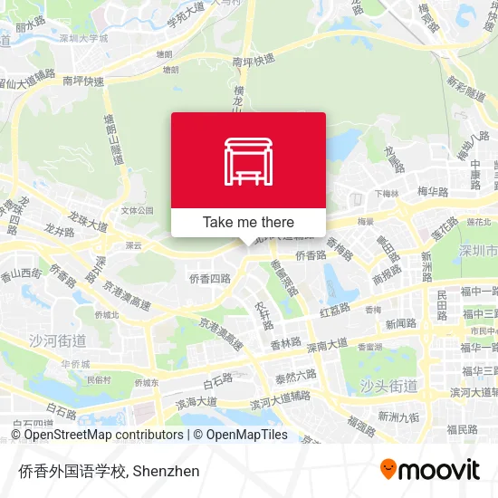 侨香外国语学校 map