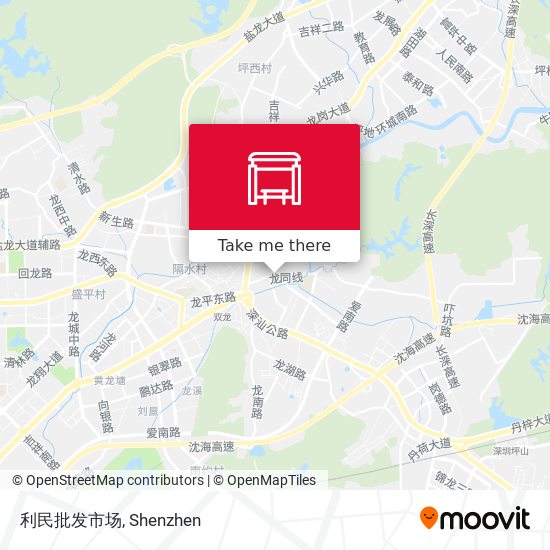 利民批发市场 map