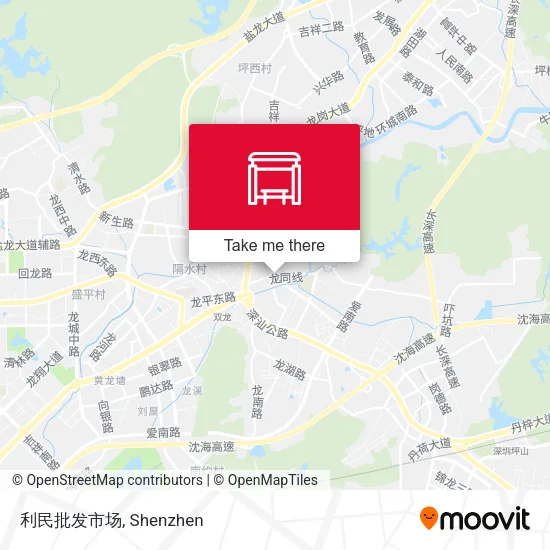 利民批发市场 map