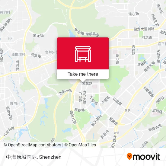 中海康城国际 map