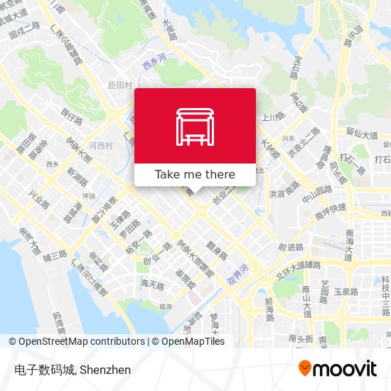 电子数码城 map