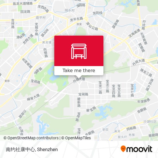 南约社康中心 map