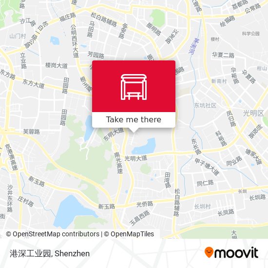 港深工业园 map