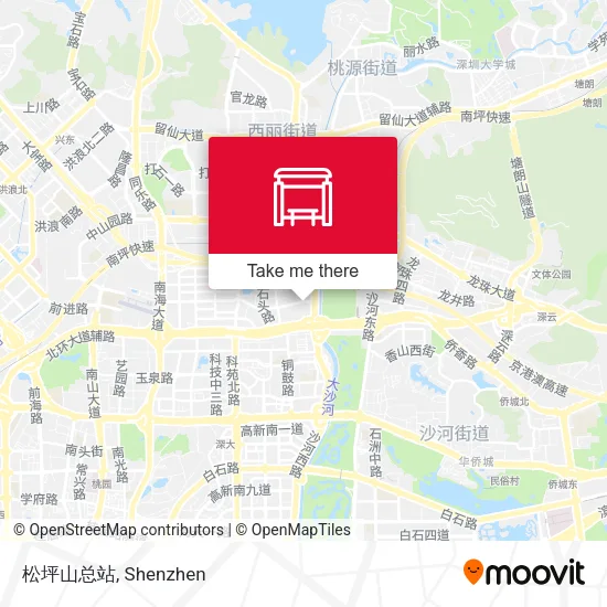 松坪山总站 map