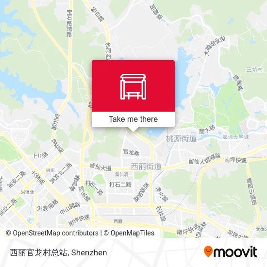 西丽官龙村总站 map
