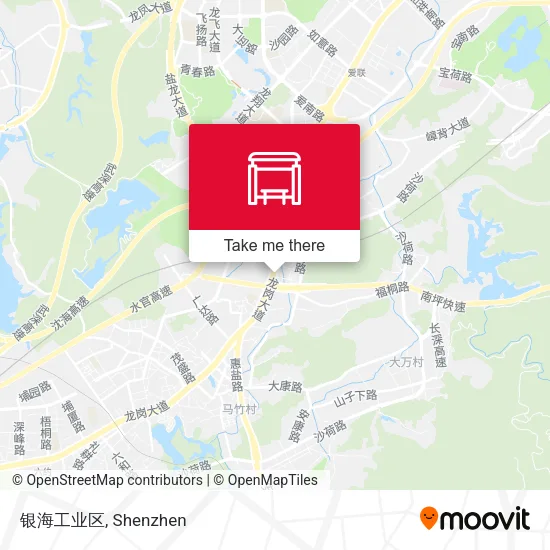 银海工业区 map